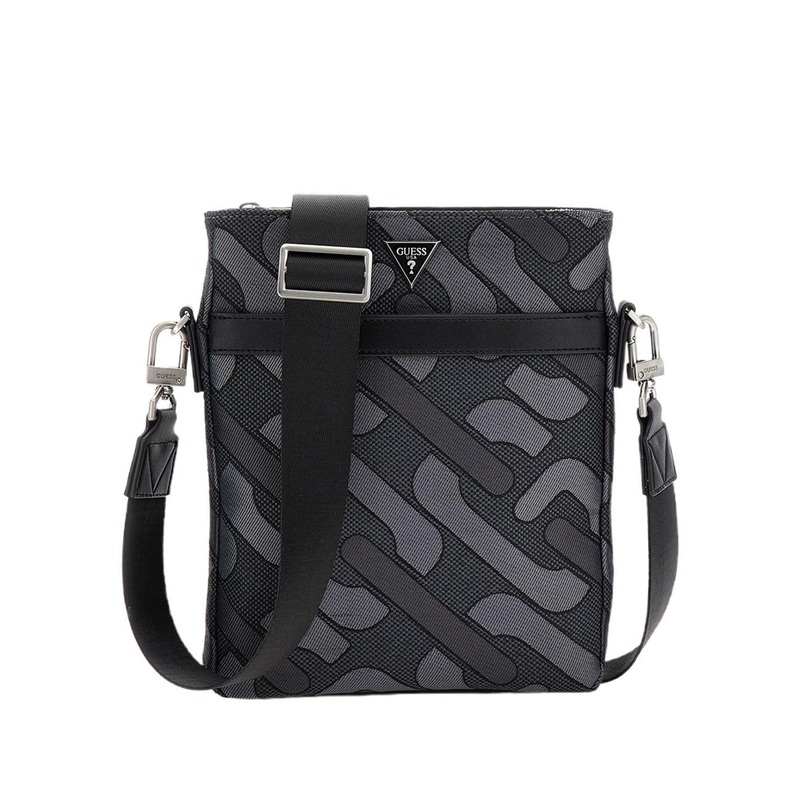 GUESS Printed PU Structured Sling Bag