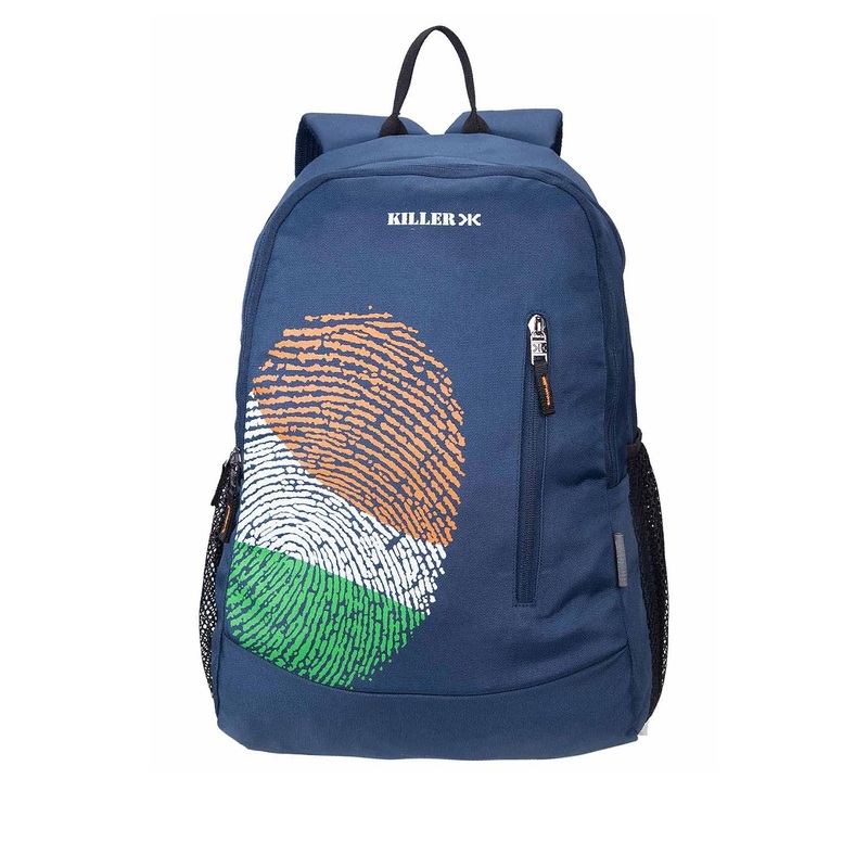 Killer Unisex Tri-Color Printed Backpack