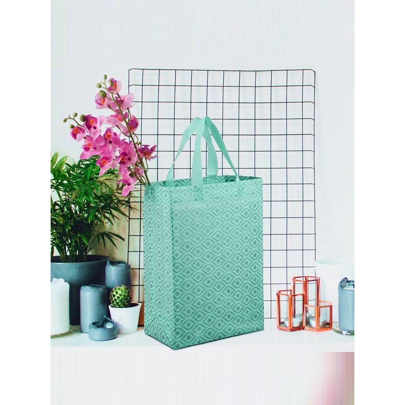 Kuber Industries Set of 6 Printed Cut Work Swagger Handheld Bag