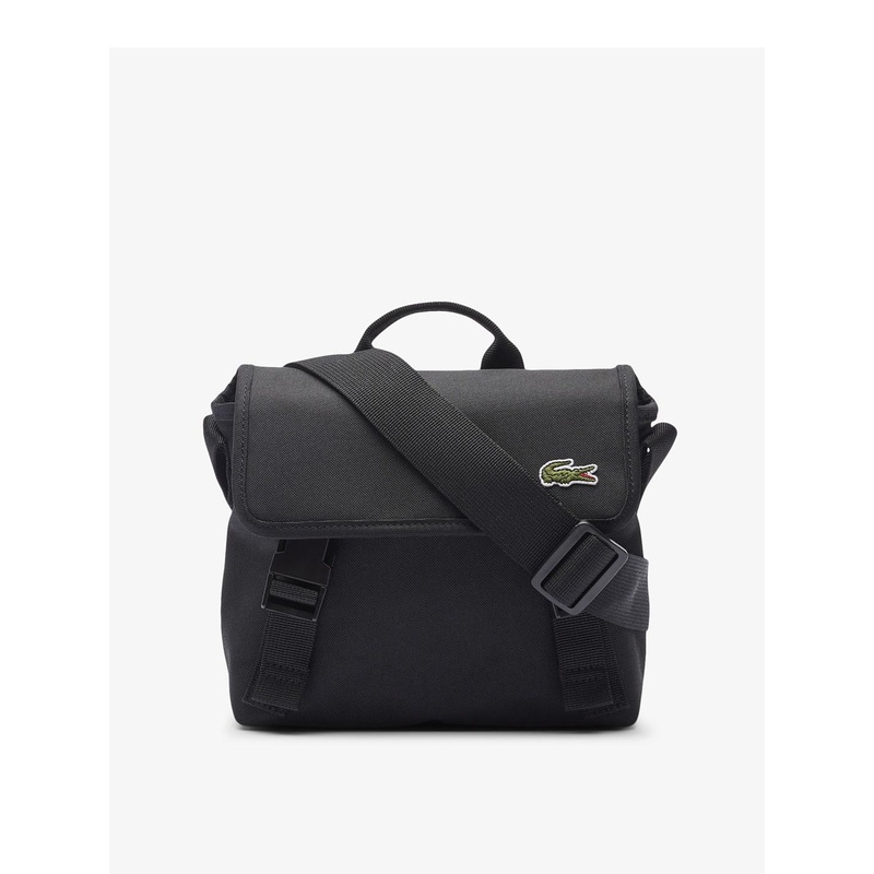 Lacoste Unisex Neocroc Solid Messenger Bag