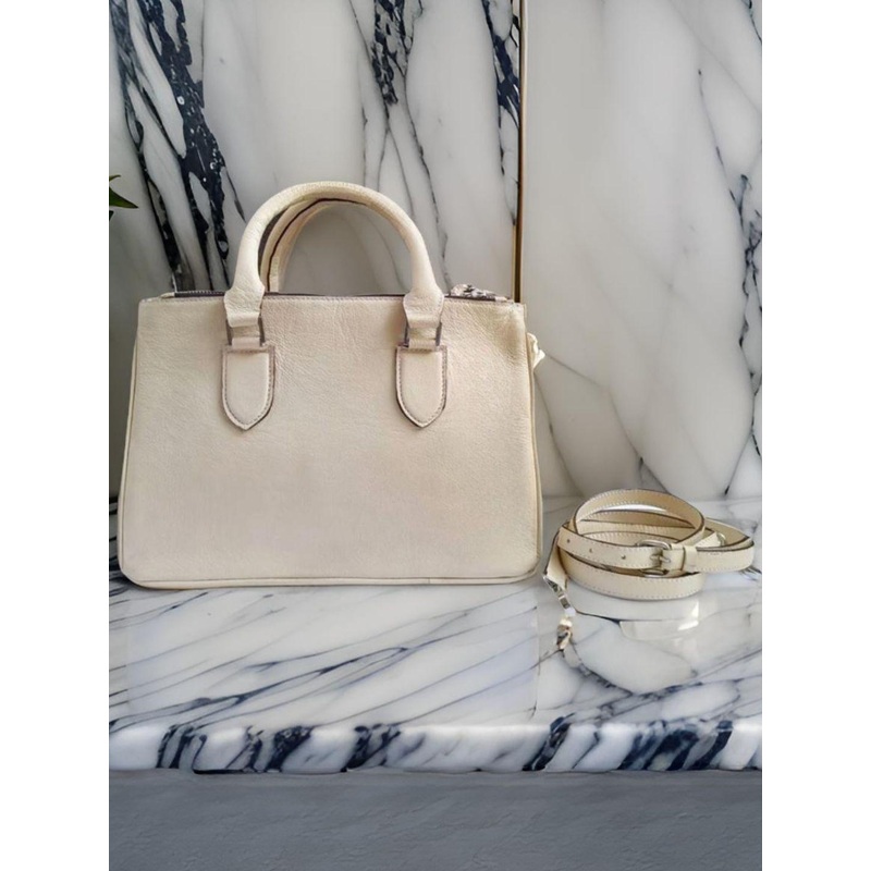 PERKED Leather Swagger Handheld Bag