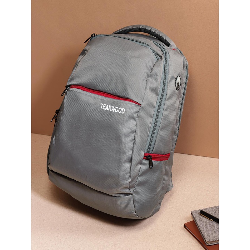 Teakwood Leathers Unisex Laptop Compartment – 18 inch Backpack with Earphone Gate Features