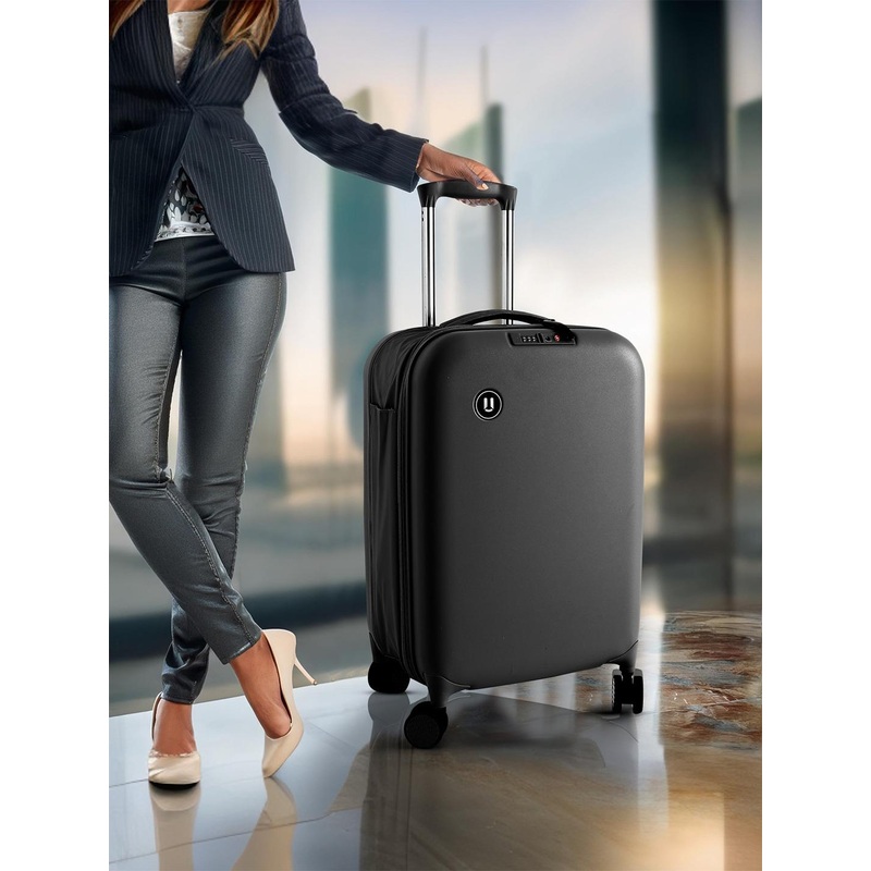 THE CLOWNFISH Valencia Unisex Hard-Sided Trolley Bag