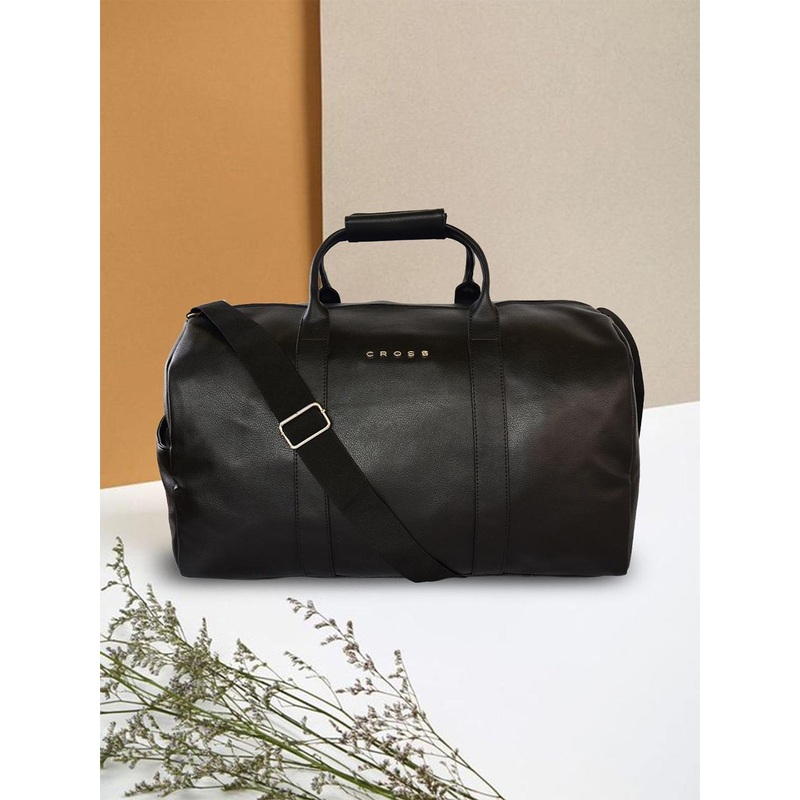 Cross PU Bowling Handheld Bag with Cut Work