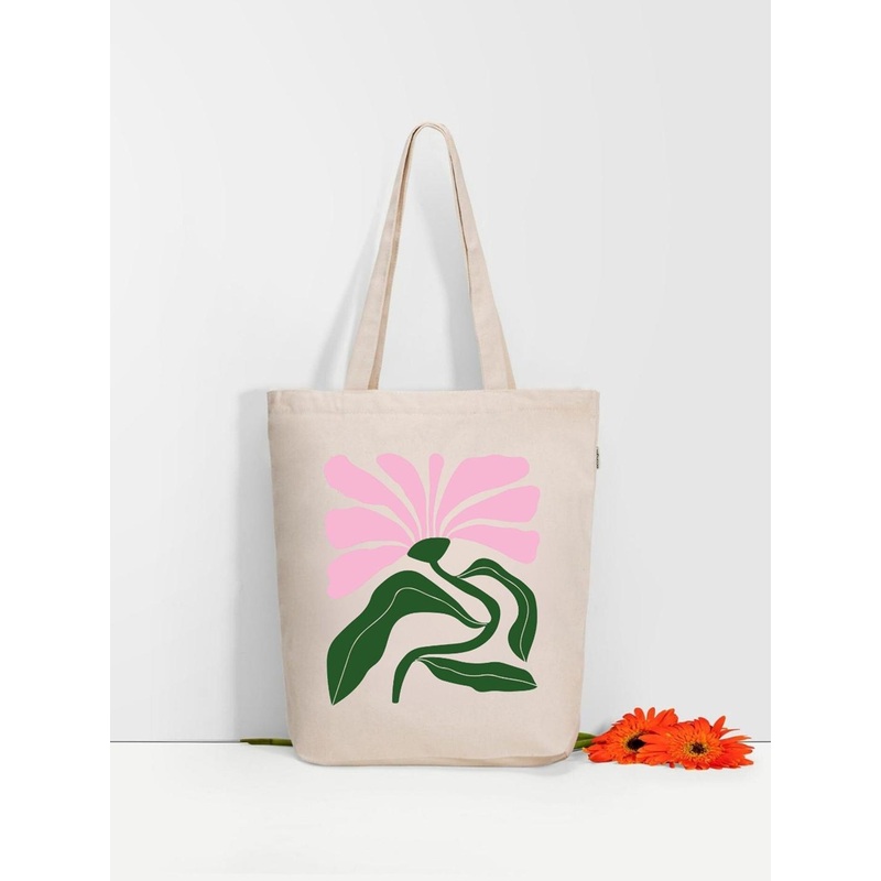 EcoRight Printed Oversized Shopper Tote Bag