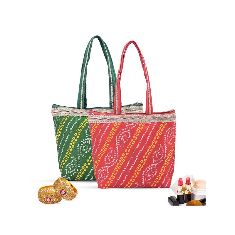 Kuber Industries 2 Pcs Hand Bag for Women & Girls Shoulder Vanity Hand Bag