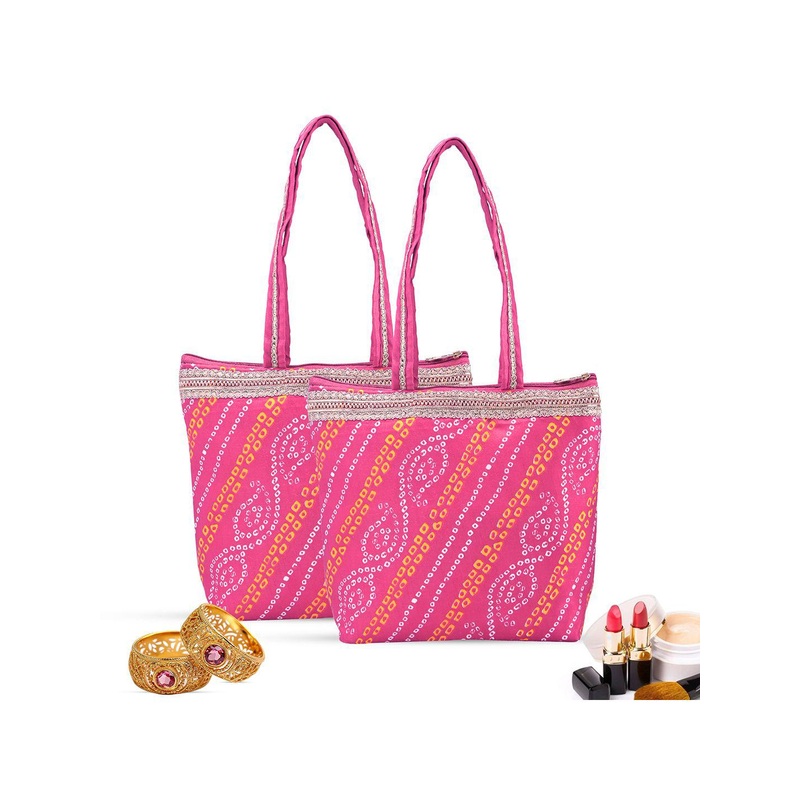 Kuber Industries Shopper 2 Pcs Hand Bag for Women & Girls Shoulder Bag