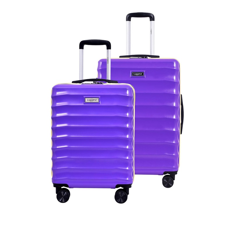 Luggero Set Of 2 Hard-Sided Trolley Bag