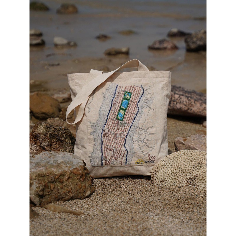 OKHAI Printed Oversized Shopper Tote Bag