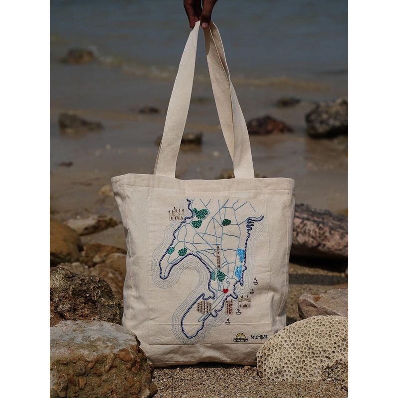 OKHAI Structured Tote Bag with Quilted