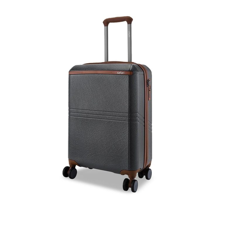 Safari Select Heritage Textured with TSA Lock Polycarbonate Cabin Trolley Bag 55 Cm