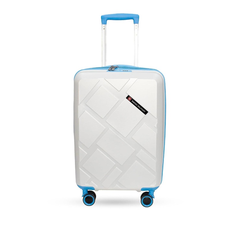 SWISS MILITARY Star Hard Sided Medium Trolly Suitcase