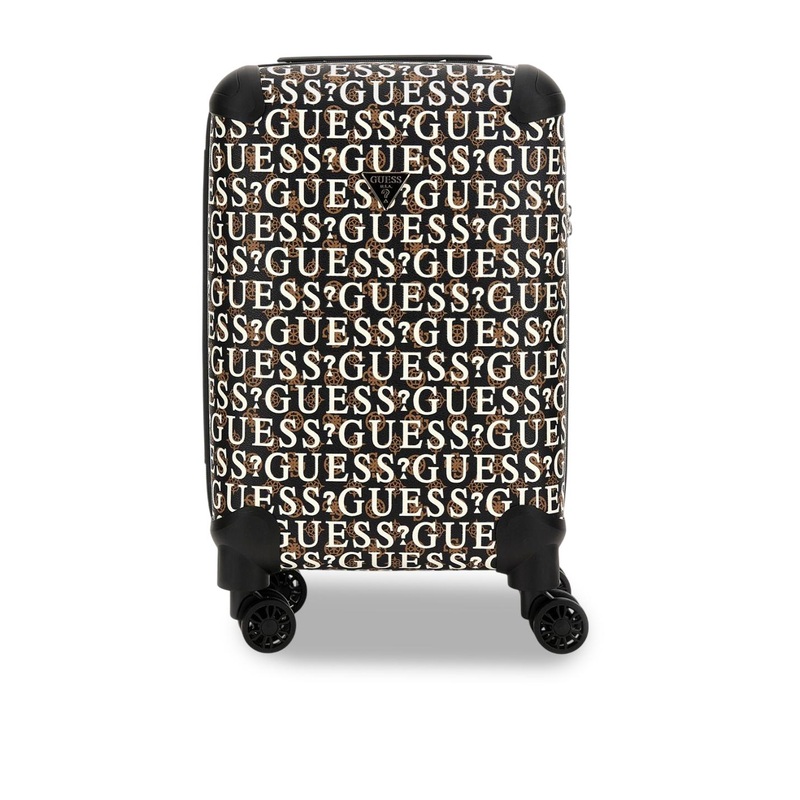 GUESS Printed Suitcase Trolley Bag