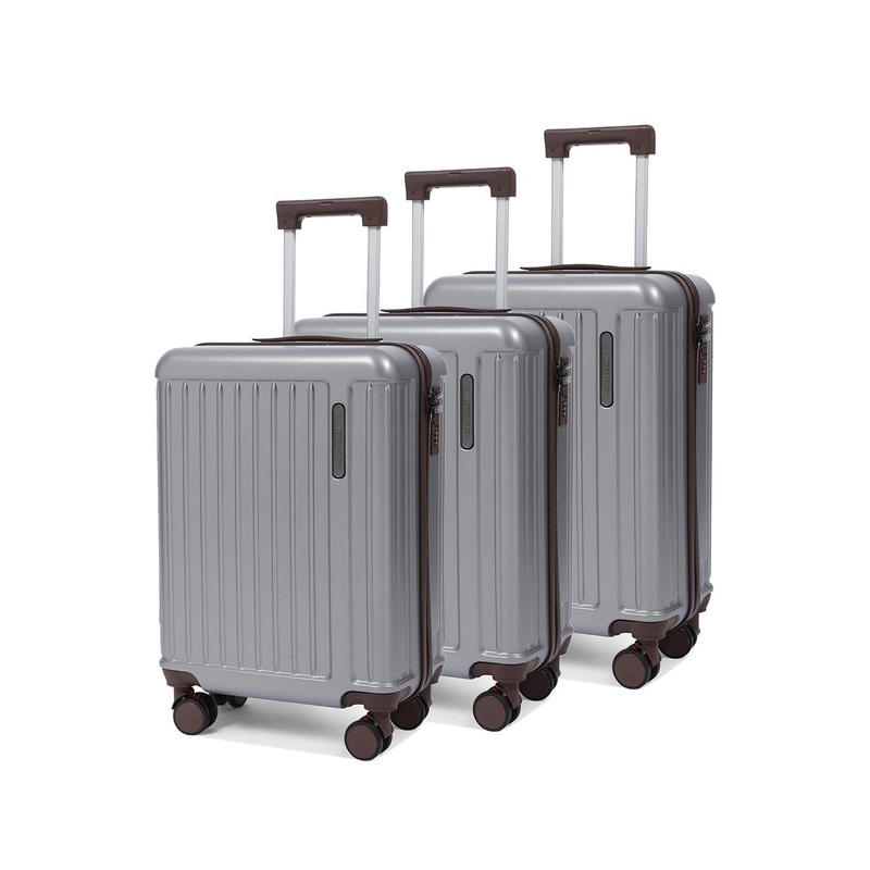 MOVE-MEANT Textured Hard-Sided Large Trolley Bag