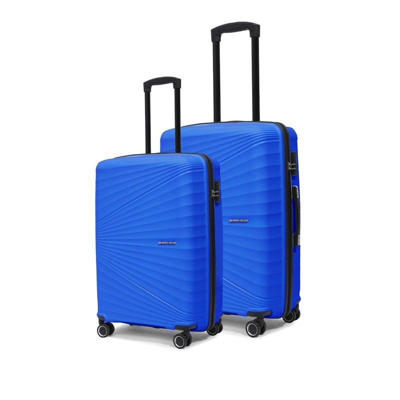 MOVE-MEANT Unisex Non-Padded Suitcase Trolley Bag