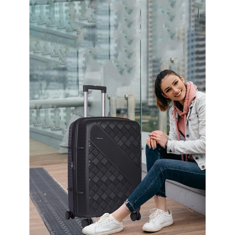 Polo Class 3 Pcs Hand Sided Trolley Bag With Vanity