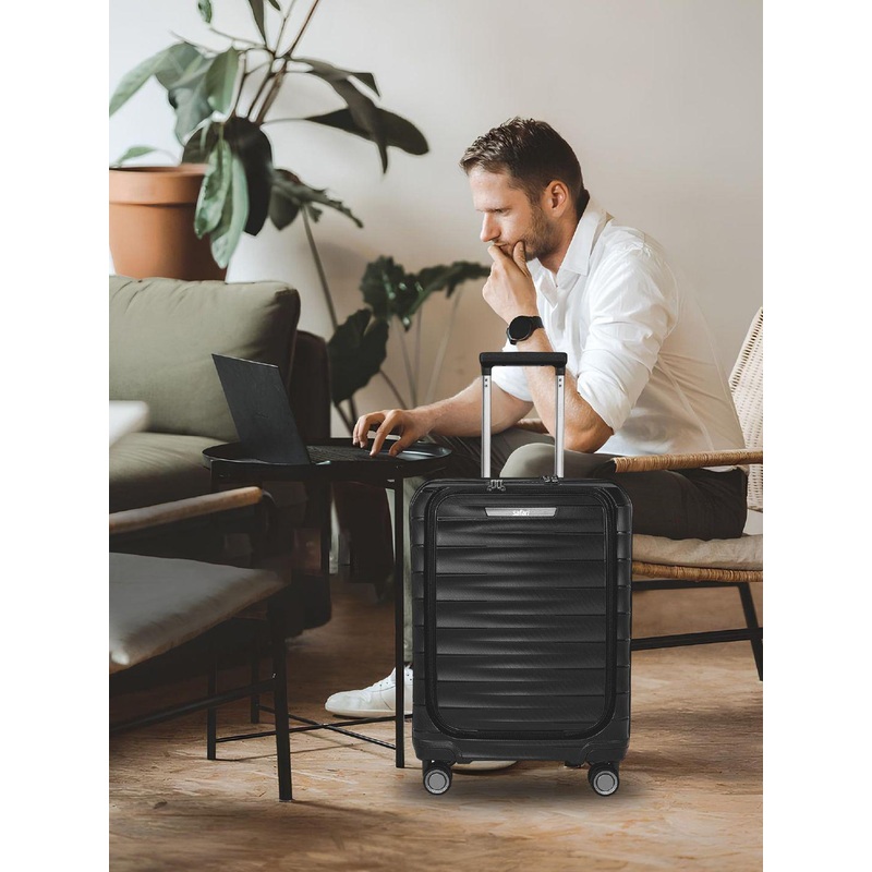 Safari Select Aerolite Hard-Sided Cabin Front Open Trolley Bag With TSA Lock