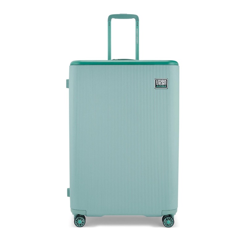 Urban Jungle By Safari Olive Light Weight Hardside Trolley Large Polycarbonate Suitcase