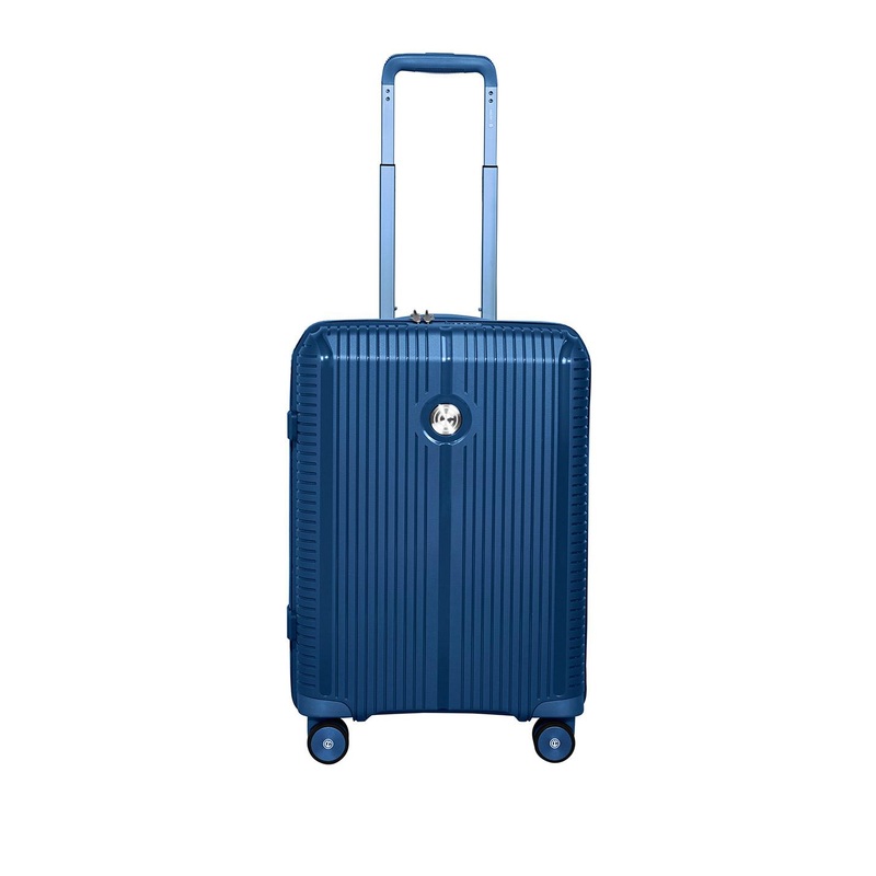 CARLTON Gemma Textured 360-Degree Rotation Hard Sided Cabin Trolley Suitcase