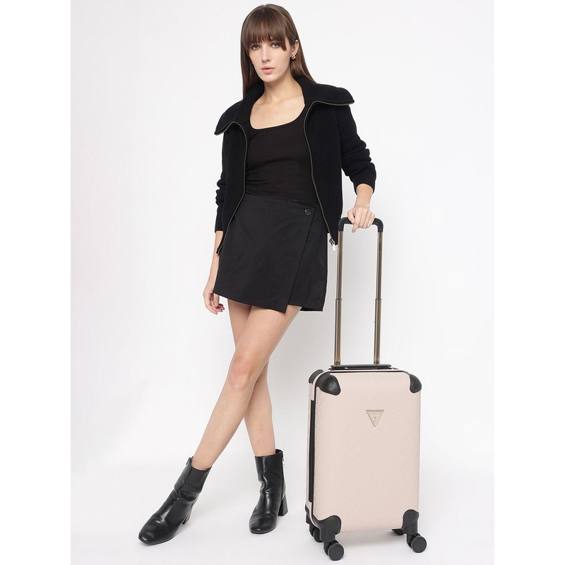 GUESS Wilder Textured Hard Sided Cabin Trolley Bag