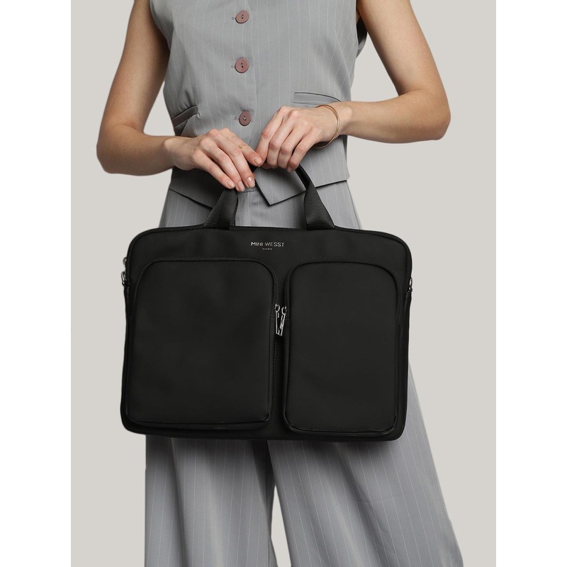 Mini west london Unisex PU Laptop Bag