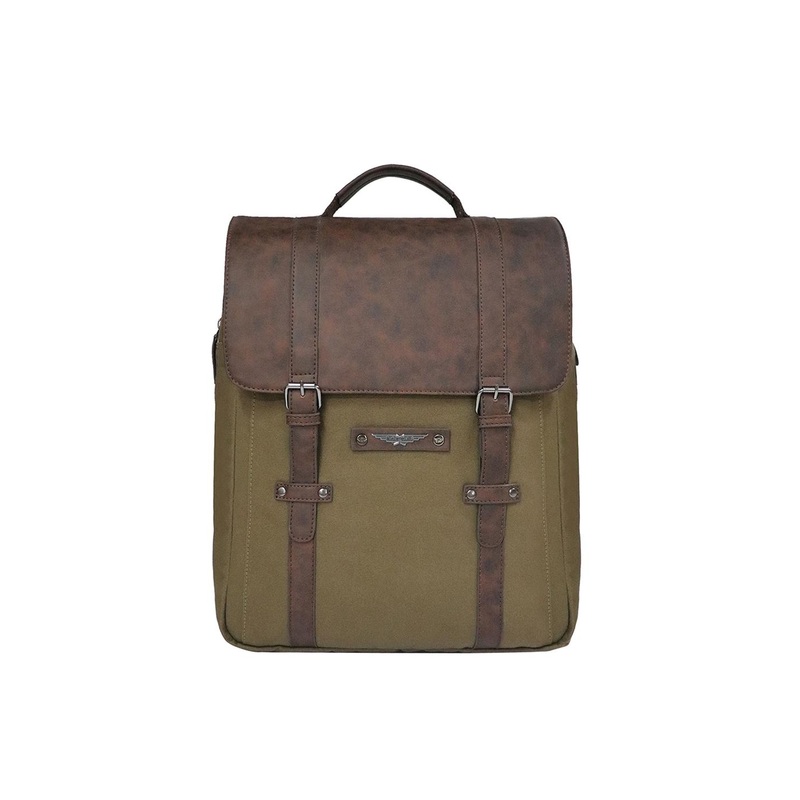 Police Unisex PU Backpack