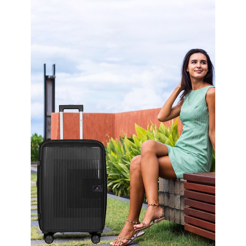 Polo Class Set Of 2  With Vanity Textured Hard-Sided Trolley Bag