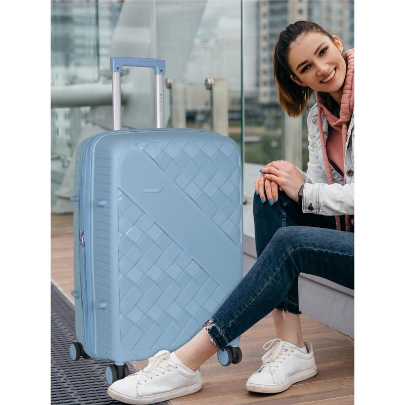 Polo Class Unisex Set Of 3 Hard Sided Trolley Bag With Vanity