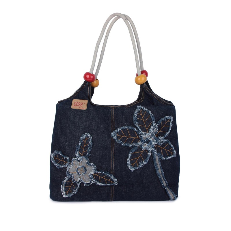 Pose india Unisex Structured Tote Bag with Fringed