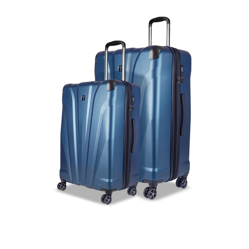 Timus Hard Luggage Pack Of 2 Hard Sided Trolley Suitcase