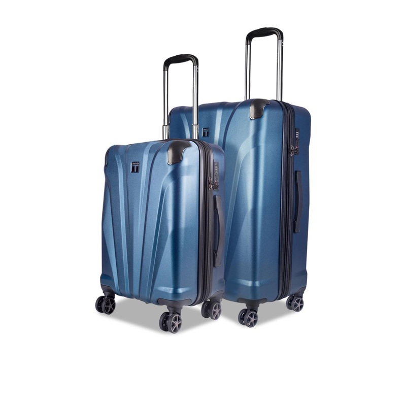 Timus Leolite Hard Luggage Set Of 2 Hard Sided Trolley Suitcase