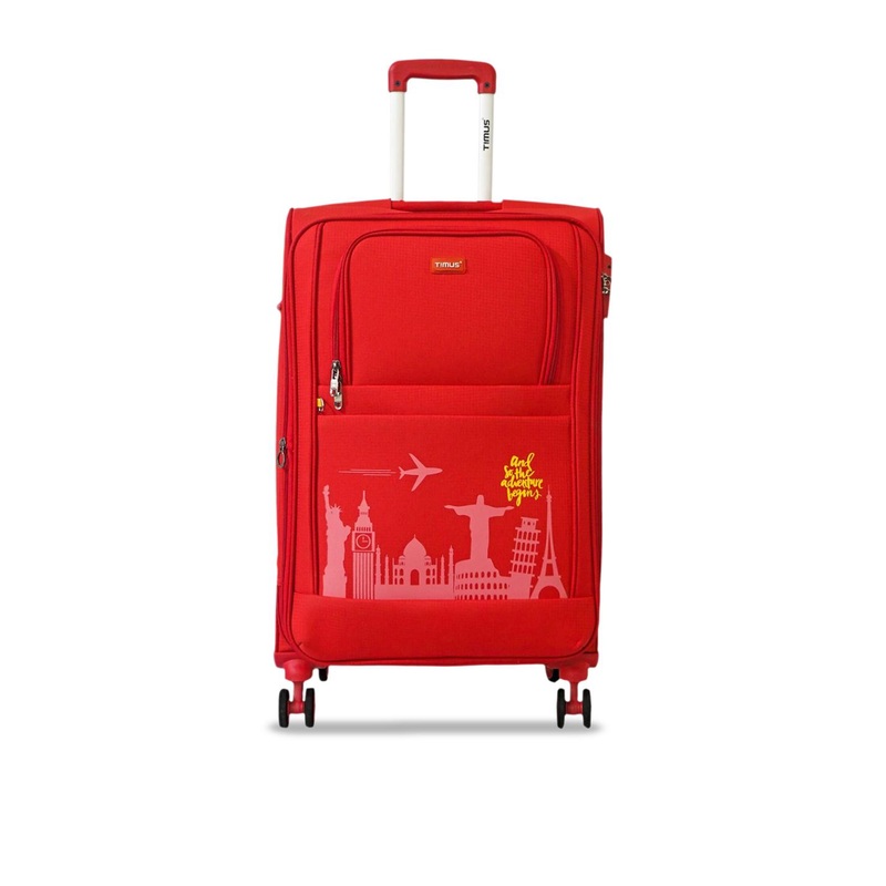 TIMUS Salsa Plus Soft Luggage Printed Medium Trolley Bag