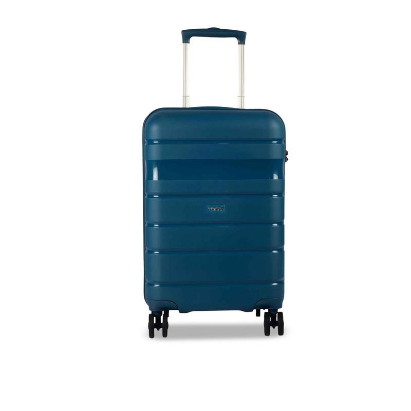 TIMUS Sunlite Textured 360-Degree Rotation Hard-Sided Large Trolley Bag