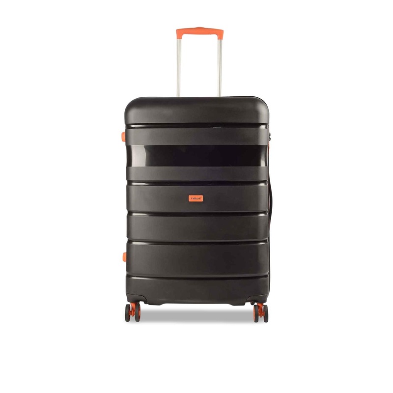 TIMUS Sunlite Textured Hard-Sided Large Trolley Bag