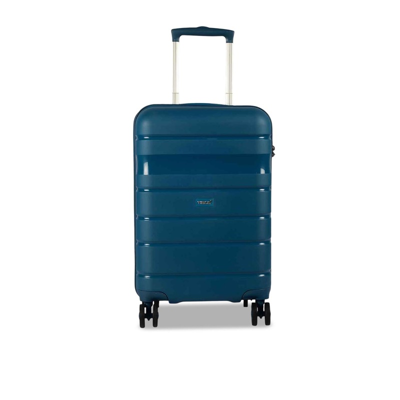 Timus Unisex Textured Hard-Sided Trolley Bag