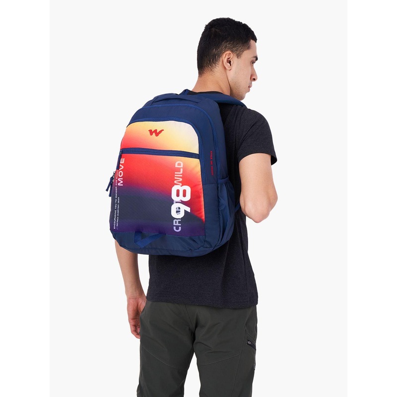 Wildcraft Unisex Colourblocked Backpack with Compression Straps