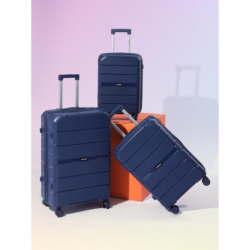 WROGN Set of 3 360-Degree Rotation Hard Case Trolley Bag – 239 L