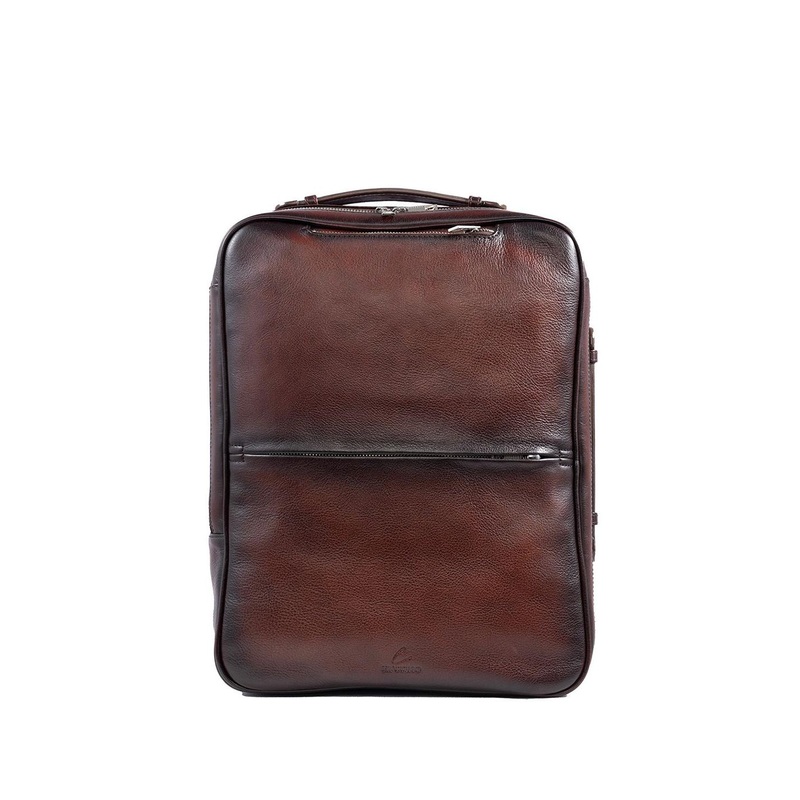 El’Curio Austine Genuine Leather 2 Way Backpack