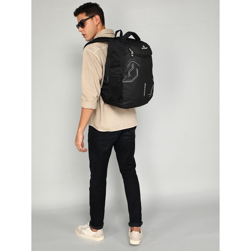 HOTSHOT Printed Anti-Theft Laptop Backpack