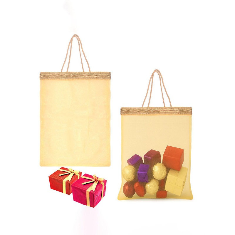 Kuber Industries Set Of 2 Printed Shopper Tote Bag with Tasselled