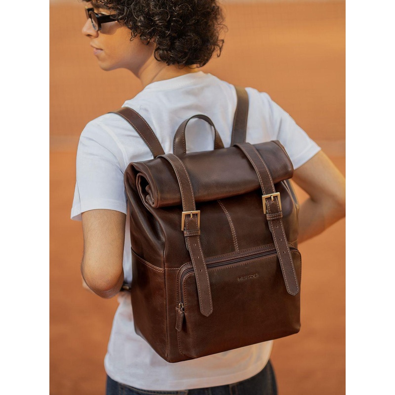MAI SOLI Toronto Vintage Brown Backpack