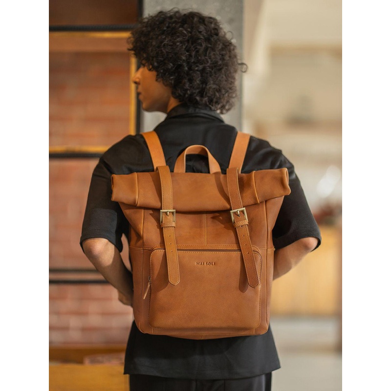 MAI SOLI Toronto VintageA Caramel Backpack