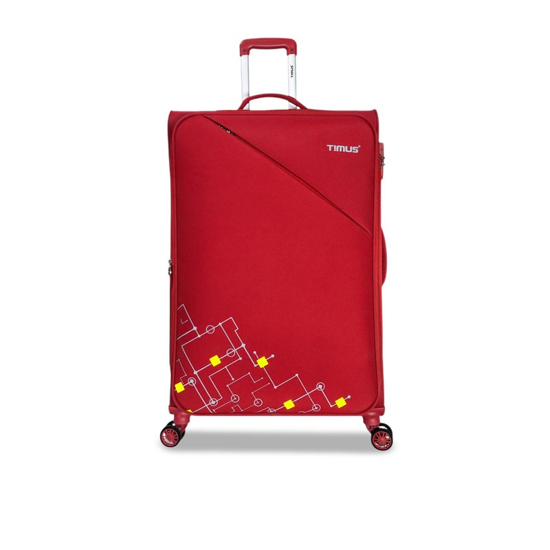 Timus Printed Flash Plus Soft-Sided Large Trolley Bag