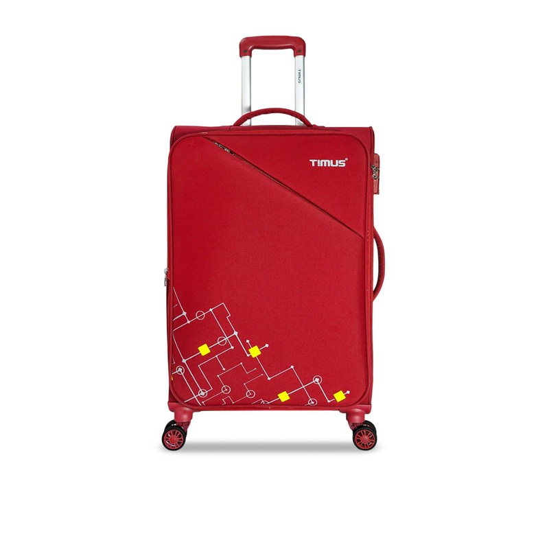 Timus Printed Flash Plus Soft-Sided Medium Trolley Bag