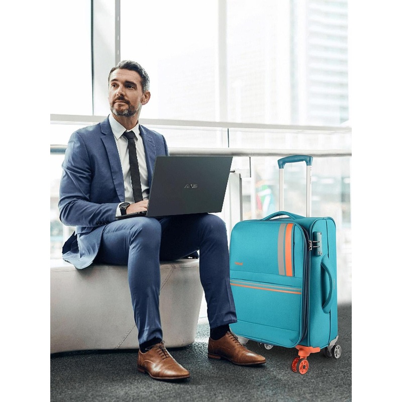 Timus Soft Luggage Soft Sided Trolley Bag