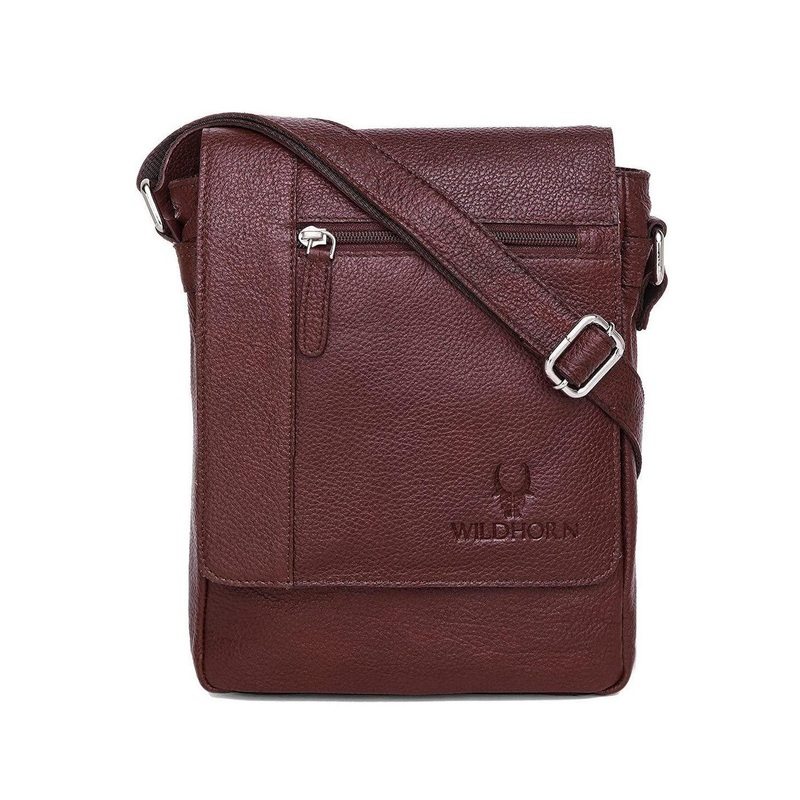 WildHorn Men Leather Messenger Bag