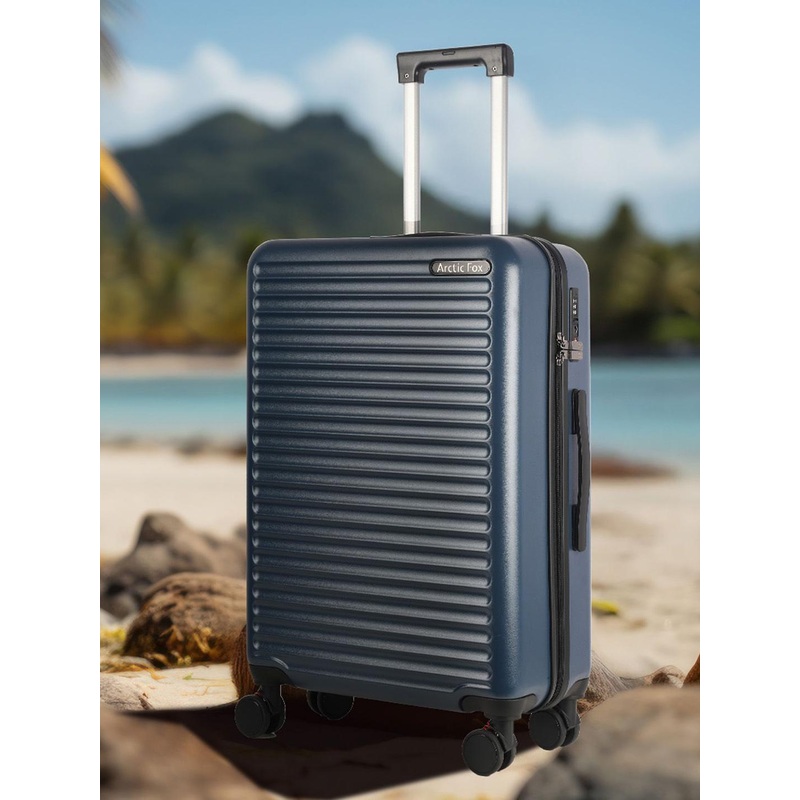 Arctic Fox Textured Hard-Sided Medium Trolley Suitcase
