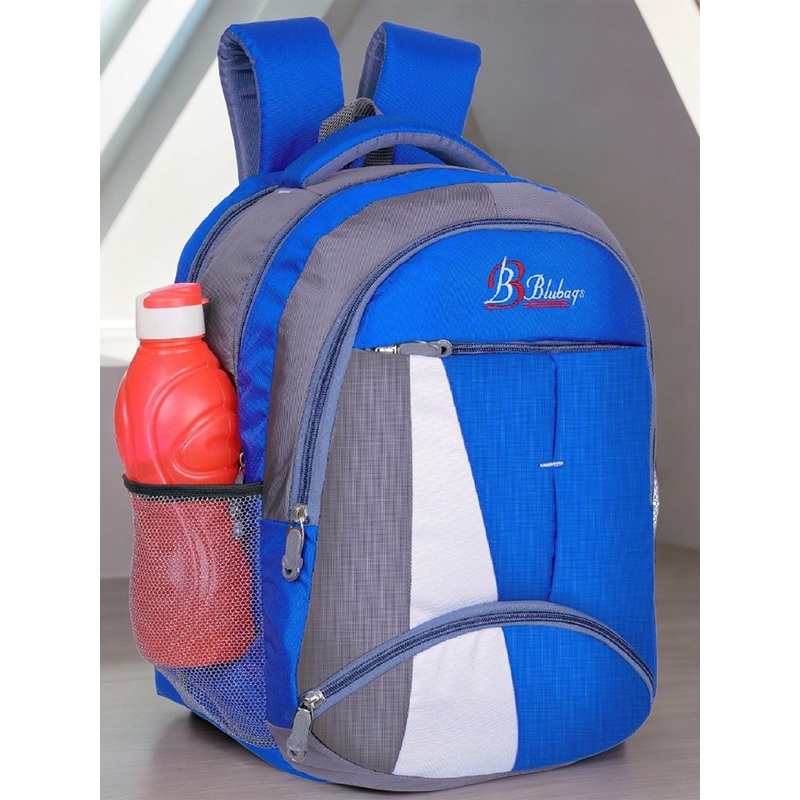 Blubags Men Brand Logo Contrast Detail Backpack