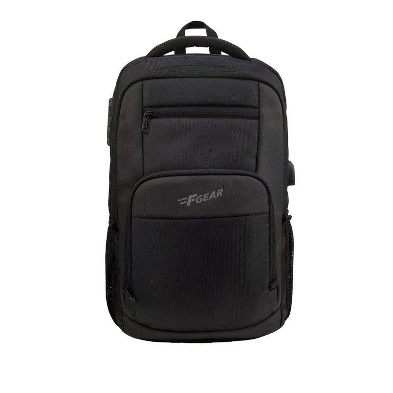 F Gear Unisex Backpack with USB Charging Port