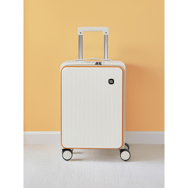French Connection Textured Hard Medium Trolley Suitcase- 44L